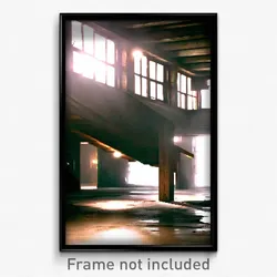 Pixel Art Poster - Grimy Loft (8 Bit Psychedelic Trippy Weird Video Game Print)