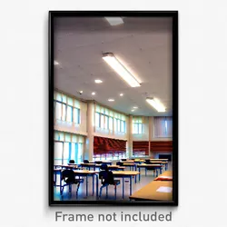 Pixel Art Poster - Gigantic Classroom (8 Bit Psychedelic Video Game Print)