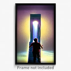 Pixel Art Poster - Outrageous Opening (8 Bit Psychedelic Video Game Print)