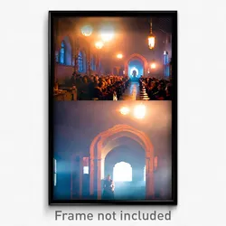 Pixel Art Poster - Electric Almshouse (8 Bit Psychedelic Video Game Print)