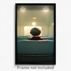 Pixel Art Poster - Unwelcoming Seat (8 Bit Psychedelic Trippy Video Game Print)