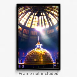 Pixel Art Poster - Spotted Dome (8 Bit Psychedelic Trippy Video Game Print)
