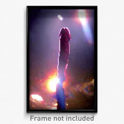 Pixel Art Poster - Deadly Shaft (8 Bit Psychedelic Trippy Video Game Print)