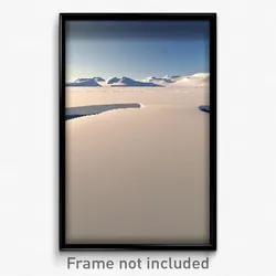 Pixel Art Poster - Pristine Tundra (8 Bit Psychedelic Trippy Video Game Print)