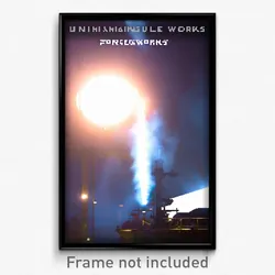 Pixel Art Poster - Unimaginable Forgeworks (8 Bit Psychedelic Video Game Print)