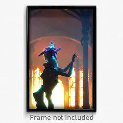 Pixel Art Poster - Stained Ego Exploration (8 Bit Psychedelic Video Game Print)