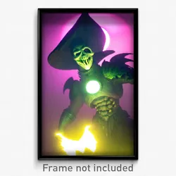 Pixel Art Poster - Shady Maw (8 Bit Psychedelic Trippy Weird Video Game Print)