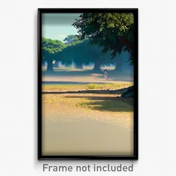Pixel Art Poster - Lonely Clearing (8 Bit Psychedelic Trippy Video Game Print)