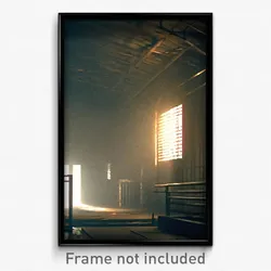 Pixel Art Poster - Grimy Court (8 Bit Psychedelic Trippy Weird Video Game Print)