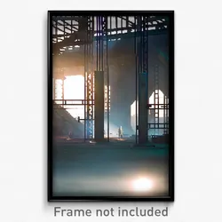 Pixel Art Poster - Steel Glade (8 Bit Psychedelic Trippy Weird Video Game Print)