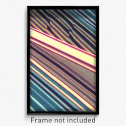Pixel Art Poster - Striped Isthmus (8 Bit Psychedelic Trippy Video Game Print)