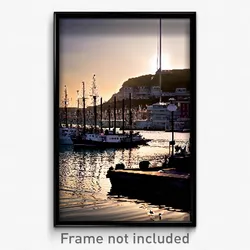 Pixel Art Poster - Tremendous Harbour (8 Bit Psychedelic Video Game Print)