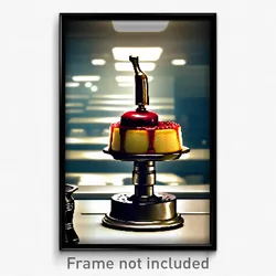 Pixel Art Poster - Shiny Cobbler (8 Bit Psychedelic Trippy Video Game Print)