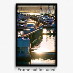 Pixel Art Poster - Metallic Marina (8 Bit Psychedelic Trippy Video Game Print)