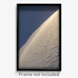 Pixel Art Poster - Gray Snowfields (8 Bit Psychedelic Trippy Video Game Print)