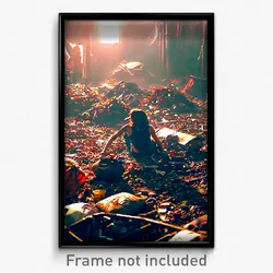 Pixel Art Poster - Thick Waste (8 Bit Psychedelic Trippy Weird Video Game Print)