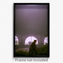 Pixel Art Poster - Dreary Respite (8 Bit Psychedelic Trippy Video Game Print)