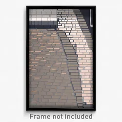 Pixel Art Poster - Striking Tile (8 Bit Psychedelic Trippy Video Game Print)