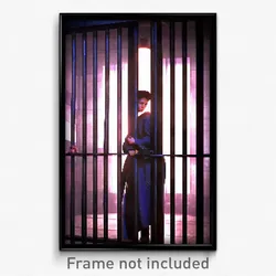 Pixel Art Poster - Silent Jail (8 Bit Psychedelic Trippy Weird Video Game Print)