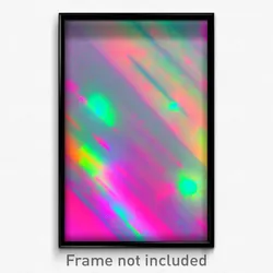 Pixel Art Poster - Glitch Art Dell (8 Bit Psychedelic Trippy Video Game Print)