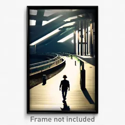 Pixel Art Poster - Modern Staith (8 Bit Psychedelic Trippy Video Game Print)
