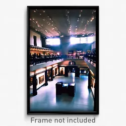 Pixel Art Poster - Ample Museum (8 Bit Psychedelic Trippy Video Game Print)