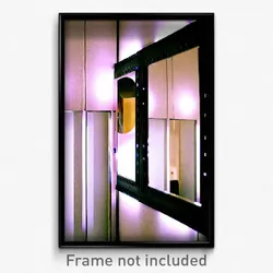 Pixel Art Poster - Outstanding Mirror (8 Bit Psychedelic Video Game Print)