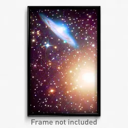 Pixel Art Poster - Measly Galaxy (8 Bit Psychedelic Trippy Video Game Print)
