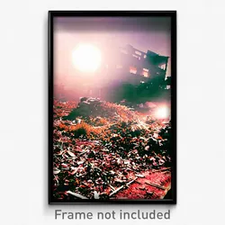 Pixel Art Poster - Cluttered Heath (8 Bit Psychedelic Trippy Video Game Print)