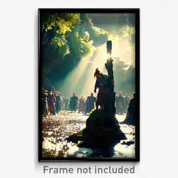 Pixel Art Poster - Busy Karst (8 Bit Psychedelic Trippy Weird Video Game Print)