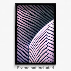 Pixel Art Poster - Wavy Wall (8 Bit Psychedelic Trippy Weird Video Game Print)