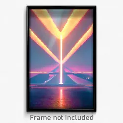 Pixel Art Poster - Voluminous Junction (8 Bit Psychedelic Video Game Print)