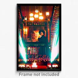 Pixel Art Poster - Admirable Canton (8 Bit Psychedelic Trippy Video Game Print)