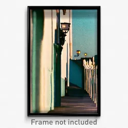 Pixel Art Poster - Unwelcoming Thoroughfare (8 Bit Psychedelic Video Game Print)