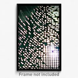 Pixel Art Poster - Webbed Grate (8 Bit Psychedelic Trippy Video Game Print)