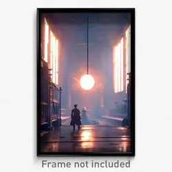 Pixel Art Poster - Nice Forgeworks (8 Bit Psychedelic Trippy Video Game Print)