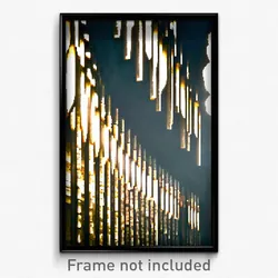 Pixel Art Poster - Meager Ossuary (8 Bit Psychedelic Trippy Video Game Print)