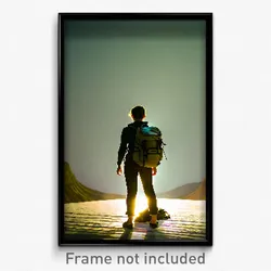 Pixel Art Poster - Vast Backpack (8 Bit Psychedelic Trippy Video Game Print)