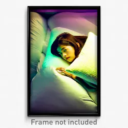 Pixel Art Poster - Infinite Pillow (8 Bit Psychedelic Trippy Video Game Print)