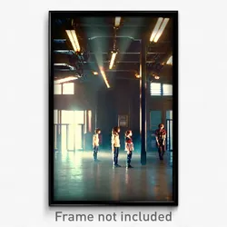 Pixel Art Poster - Infamous Middle School (8 Bit Psychedelic Video Game Print)