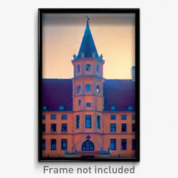 Pixel Art Poster - Classic Belfry (8 Bit Psychedelic Trippy Video Game Print)