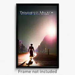 Pixel Art Poster - Treasured March (8 Bit Psychedelic Trippy Video Game Print)