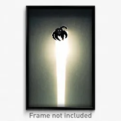 Pixel Art Poster - Black Maw (8 Bit Psychedelic Trippy Weird Video Game Print)