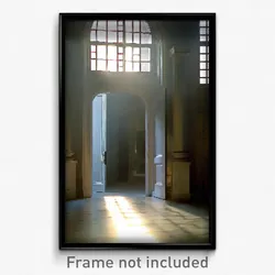 Pixel Art Poster - Smooth Rectory (8 Bit Psychedelic Trippy Video Game Print)