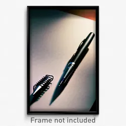 Pixel Art Poster - Advanced Pen (8 Bit Psychedelic Trippy Video Game Print)