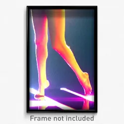 Pixel Art Poster - Acclaimed Leg (8 Bit Psychedelic Trippy Video Game Print)