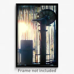 Pixel Art Poster - Natural Drying Machine (8 Bit Psychedelic Video Game Print)