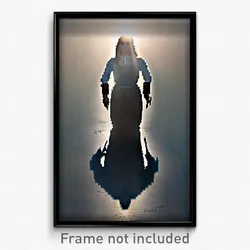 Pixel Art Poster - Clear Middens (8 Bit Psychedelic Trippy Video Game Print)