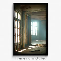 Pixel Art Poster - Aged Room (8 Bit Psychedelic Trippy Weird Video Game Print)
