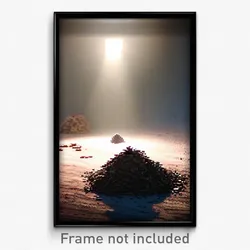 Pixel Art Poster - Lonely Heap (8 Bit Psychedelic Trippy Weird Video Game Print)
